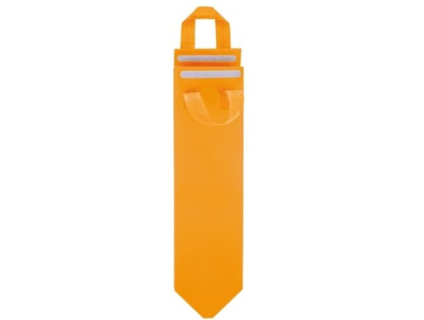 Bolsa isotérmica Cata para vino con revestimiento aluminio Naranja detalle 11