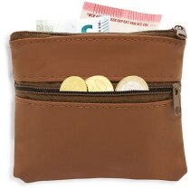 Monederos personalizados con doble cremallera