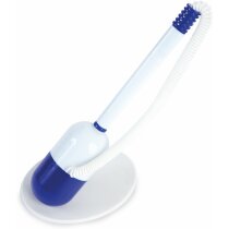 Bolígrafo con soporte integrado azul Bolígrafo con soporte integrado azul