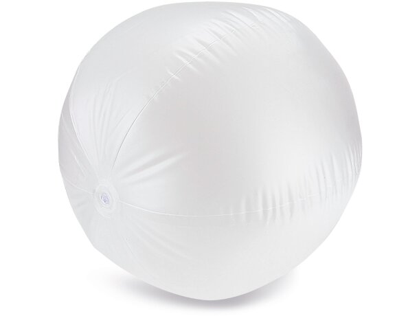 Balón de playa blanco translúcido Flots 60 cm inflado PVC detalle 6