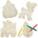 Set piezas madera happy christmas ( 4 pcs) personalizado