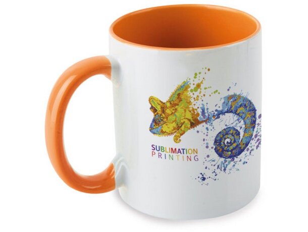 Mug sublimacion Cartagena naranja