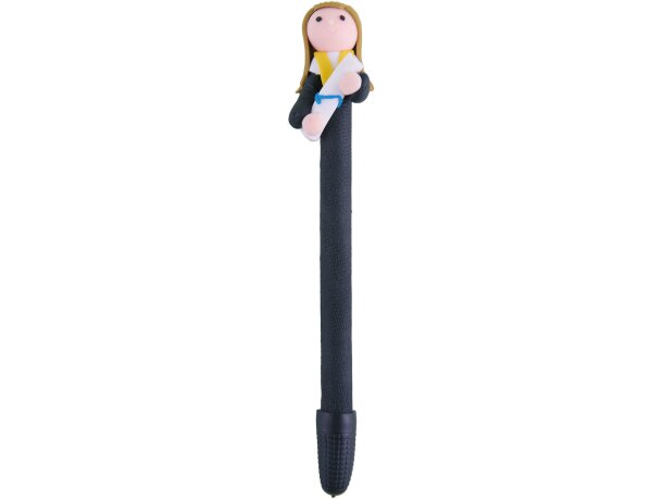 Bolígrafo con muñeca de graduación con logo