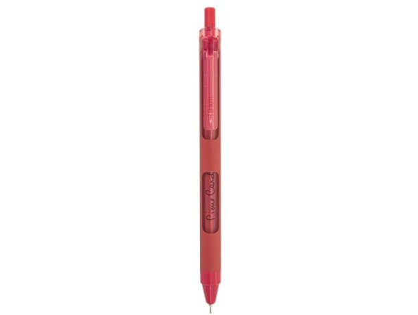 Bolígrafo Pierre Cardin German con grip de goma Rojo detalle 10
