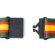 Lanyard bandera ancha Policia poliéster con cierre seguridad Verde detalle 14