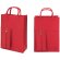 Bolsa de fieltro rpet Sandory rojo