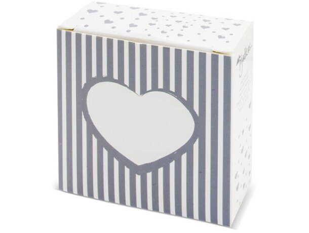 Perfumador de aluminio corazón plata