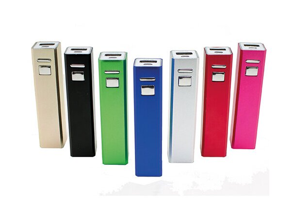 Powerbank de aluminio en varios colores azul