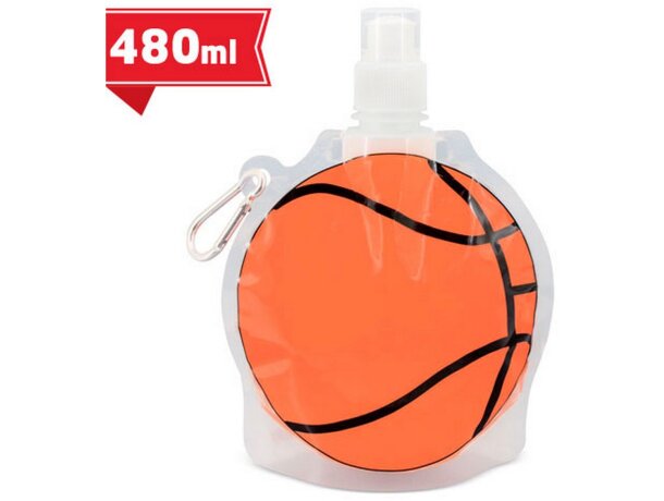 Bidón plegable personalizable balón 480 ml