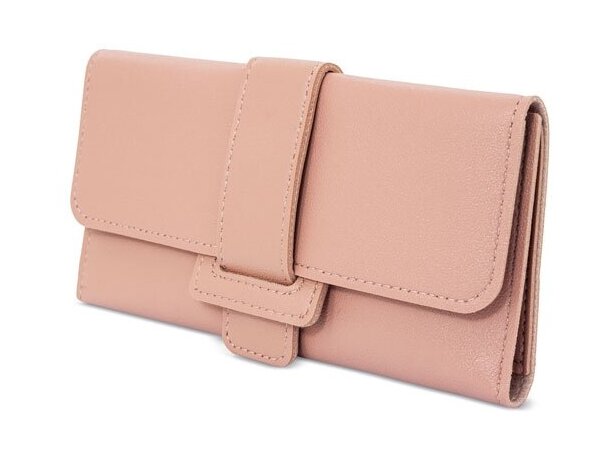 Cartera monedero Barletta en PU con capacidad para 10 tarjetas Rosa detalle 6