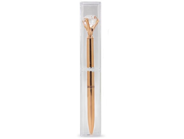 Boligrafo Diamond oro/rosa