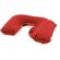 Almohadilla de viaje para cuello personalizada roja