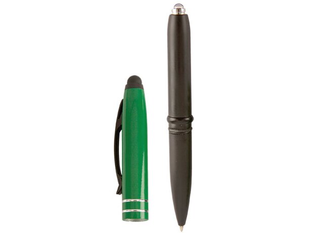 Bolígrafo con led y puntero verde