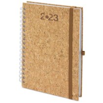 Agenda anual Ecocork con cubierta de corcho