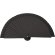 Abanico mini Cartuja de madera personalizable para eventos Negro