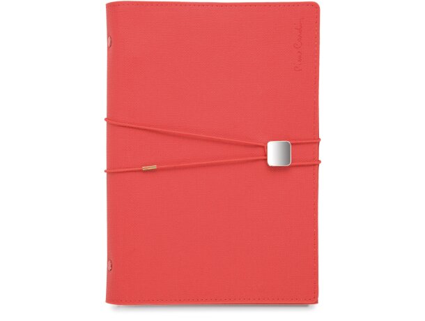 Agenda pierre cardin semana vista con goma rojo