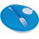 set ensaladera oval con tenedor personalizado azul