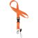 Lanyard doble de poliéster naranja