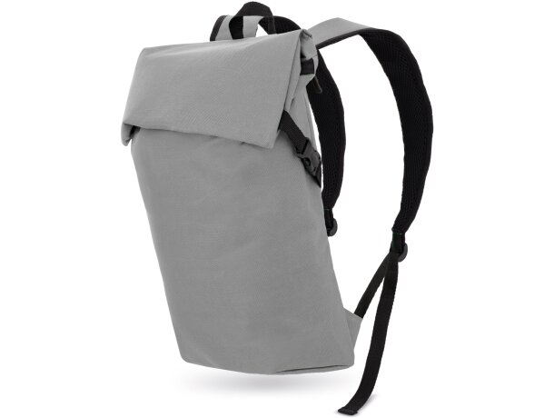 Mochila Conner de poliéster reciclado RPET con cremallera detalle 5