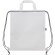 Bolsa mochila RPET Carot con cuerdas ajustables Blanco detalle 3