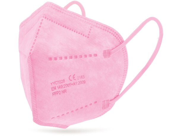 Mascarilla ultra proteccion de colroes ffp2 Rosa detalle 19