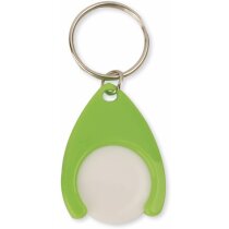 Llavero de plástico para carro personalizado verde Llavero de plástico para carro personalizado verde