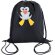 Saco con asas personalizado poliéster 190T pingüino plegable mosquetón