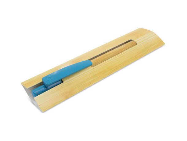 Funda para bolígrafos acabado bambú