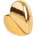 perfumador de aluminio corazon personalizado oro
