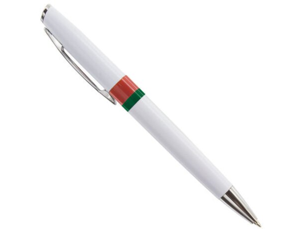 Bolígrafo de plástico con bandera española portugal