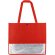 Bolsa lafayette blanco-plata rojo/plata