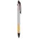 Bolígrafo puntero 3 colores bambú Irvin plata