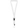 Lanyard Doble de poliéster Blanco