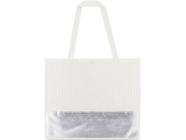 Bolsa lafayette blanco-plata blanco/plata