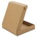 Caja kraft para camisetas con personalización flexográfica detalle 2