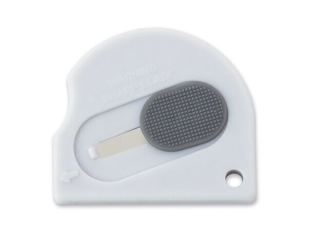 Mini cutter automático Logistic con sistema retráctil Blanco detalle 3