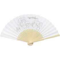 Abanico bambú celulosa Children Champiñón infantil