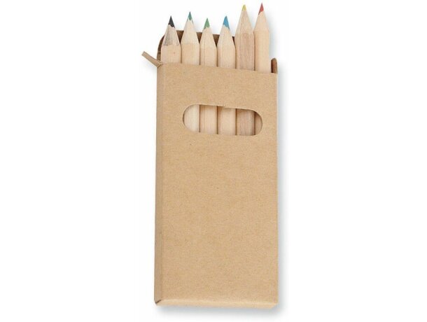 Estuche en cartón con lápices de colores personalizado
