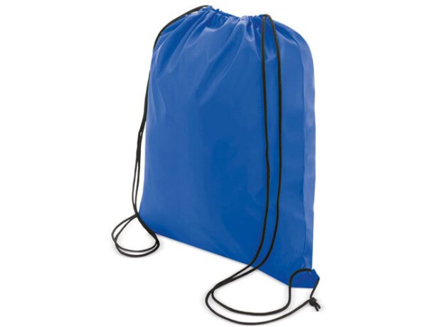 Bolsa mochila con cordones económica azul royal