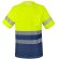 Camiseta trabajo Elást con bolsillo y bandas reflectantes detalle 1