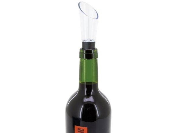Set de vino Piamonte con abridor y vertedor en acero inoxidable detalle 5