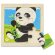 Set de 5 puzzles en madera natural Junior