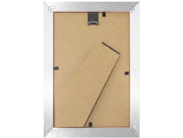 Portafotos Oropel en madera con capacidad para foto 10x15 Plata detalle 7