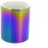 Mug ceramica metalizada multicolor Sybal personalizado