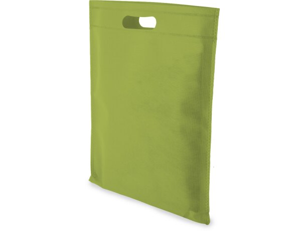Bolsa de non woven 25 x 35 cm barata verde