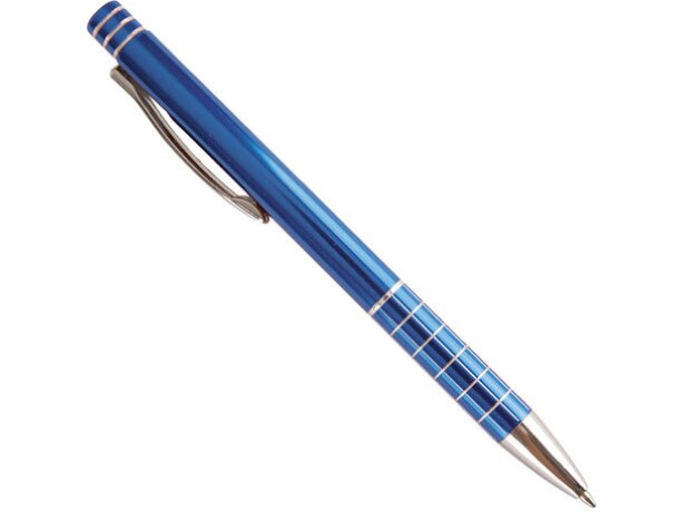 Bolígrafo de aluminio de pierre cardin personalizado azul