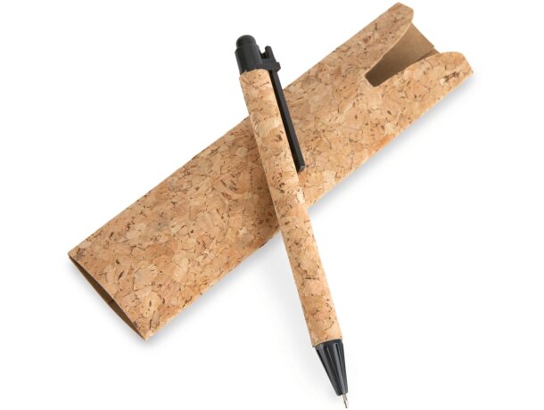 Bolígrafo con funda de corcho natural barato