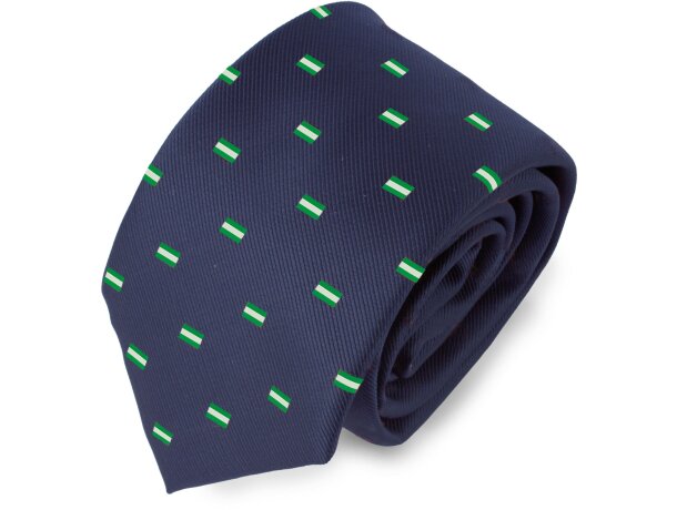 Corbata con bandera de Andalucía detalle 1