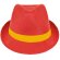 Sombrero con ala irregular 