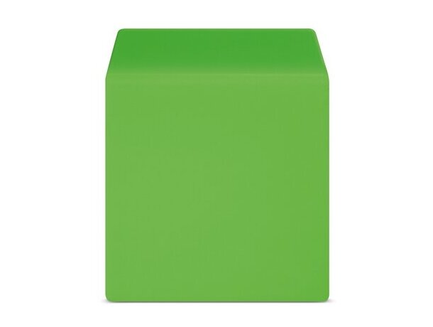 Cubo antiestrés Bloque de espuma PU con grabación digital Verde detalle 10